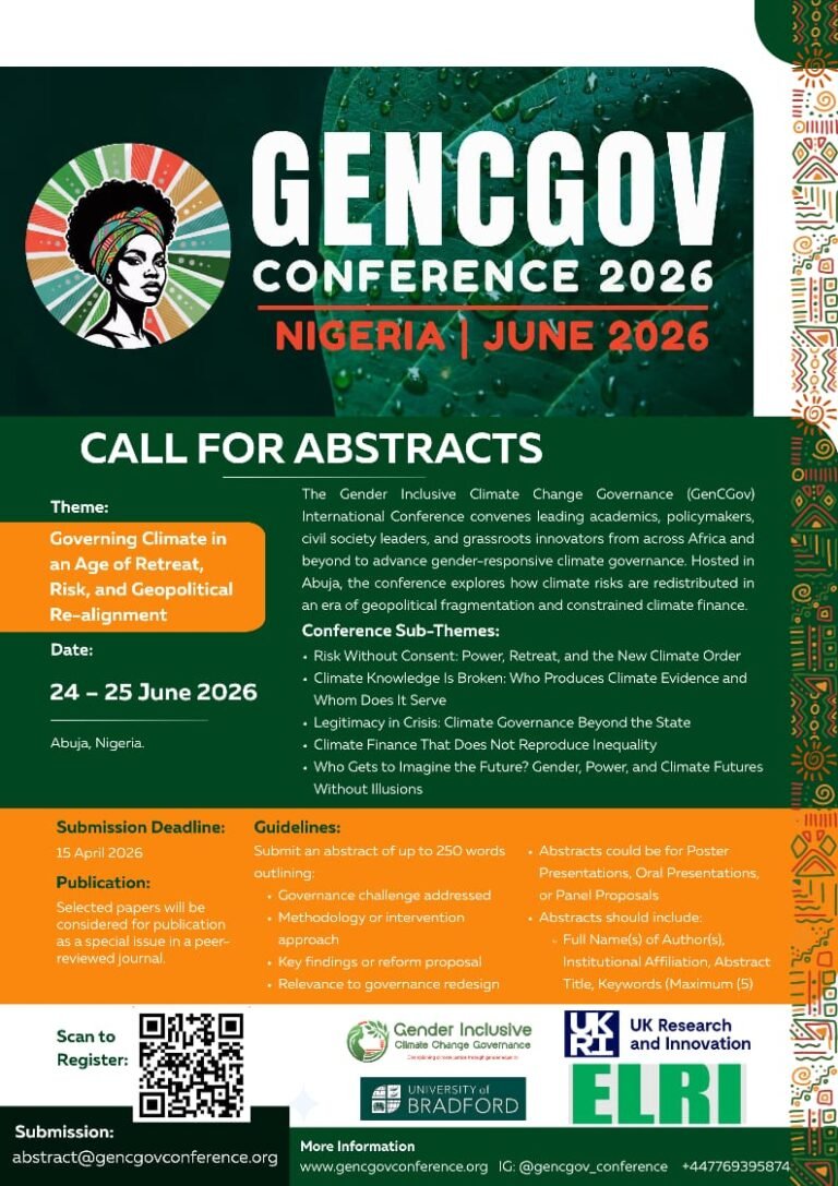 Call for Abstracts: GenCGov Conference 2026.